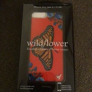 Wildflower phone case for iPhone 6, 7, and 8 plus